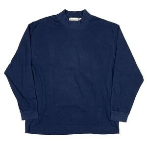 Aeropostale Shirt Men's Medium Vintage Navy Blue Long Sleeve Pullover